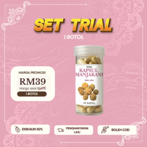 Set Trial Kapsul Manjakani 1x Botol